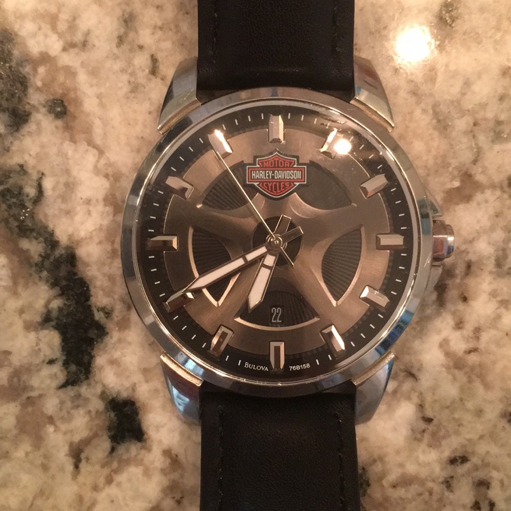 Harley Davidson Bulova watch